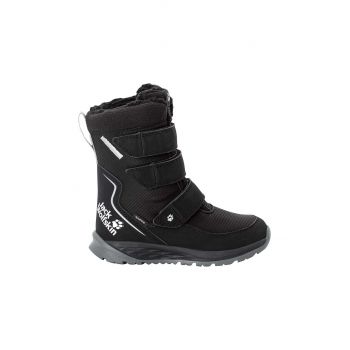 Jack Wolfskin pantofi copii POLAR BOOT TEXAPORE HIGH VC culoarea negru