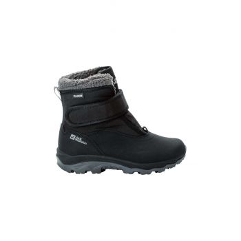 Jack Wolfskin pantofi copii VOJO SHELL TEXAPORE MID VC culoarea negru