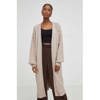 Answear Lab cardigan femei, culoarea bej, light