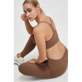 Casall sutien yoga culoarea maro, neted