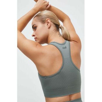 Casall top de yoga culoarea verde ieftin