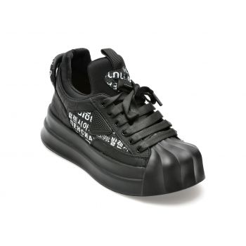 Pantofi GRYXX negri, D88, din piele naturala ieftina