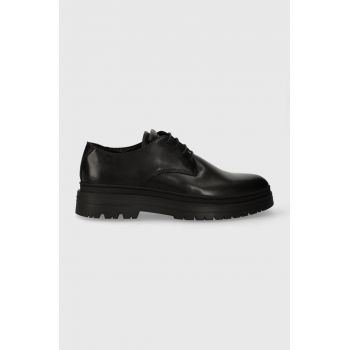 Vagabond Shoemakers pantofi de piele JAMES barbati, culoarea negru, 5680.001.20