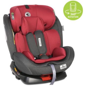 Scaun auto copil Lynx Isofix 0-36 Kg Black / Red