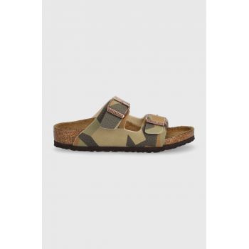 Birkenstock slapi copii culoarea verde