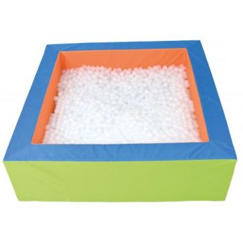 Piscina patrata 2x2 m, inaltime 60 cm, cu lumina colorata, pentru bile