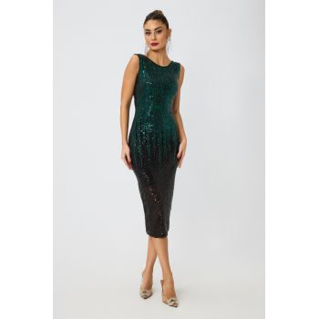 Rochie Glossy Verde