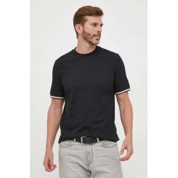 BOSS tricou din bumbac culoarea negru, uni 50501097