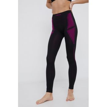 Viking leggings termici femei, culoarea negru