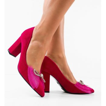 Pantofi dama Okeke Fuchsia