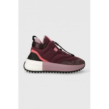 adidas sneakers X_Plrboost Puffer culoarea bordo