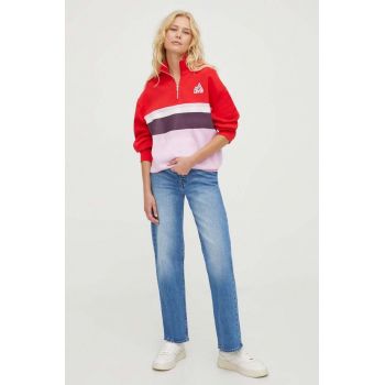 Levi's bluza femei, culoarea rosu, cu imprimeu