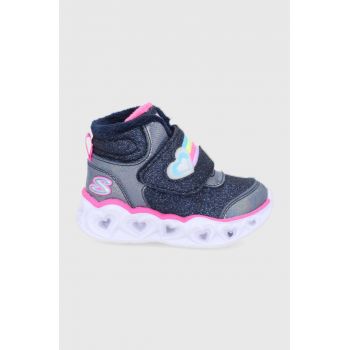 Skechers Pantofi copii culoarea albastru marin