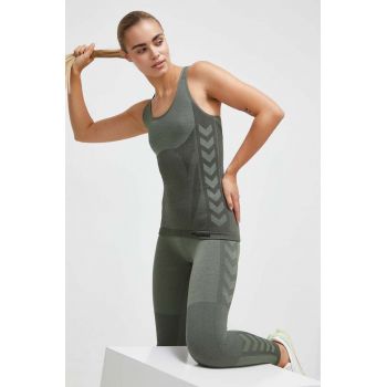 Hummel top de antrenament Clea culoarea verde