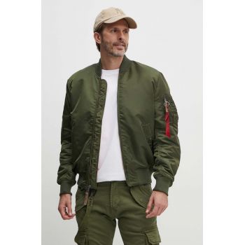 Alpha Industries geacă bomber MA-1 VF 59 bărbați, culoarea verde, de tranziție 191118.257