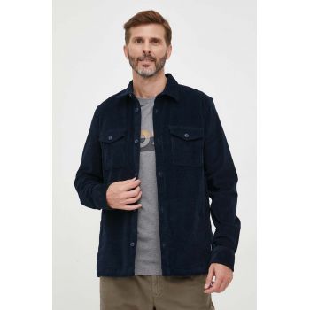 Barbour camasa barbati, culoarea albastru marin, cu guler clasic, regular