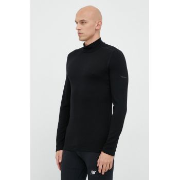 Icebreaker longsleeve funcțional 260 Tech culoarea negru