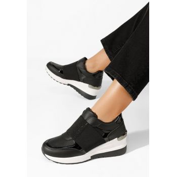 Sneakers cu platforma Valesca negri