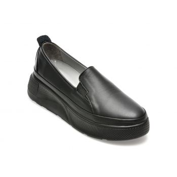 Pantofi GRYXX negri, 381703, din piele naturala ieftina