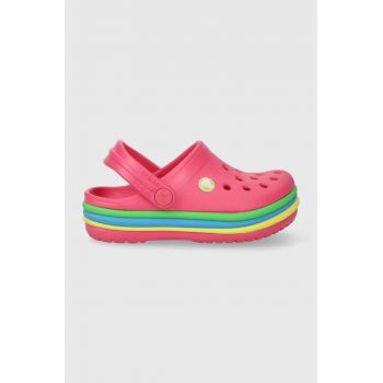 Crocs slapi copii 205205 culoarea roz