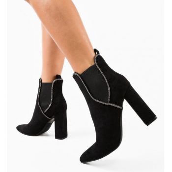 Botine dama Mckay Negre