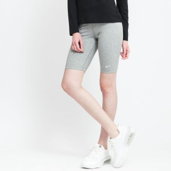 Nike NSW Essential Medium-Rise Biker Shorts Dk Grey Heather/ White ieftin