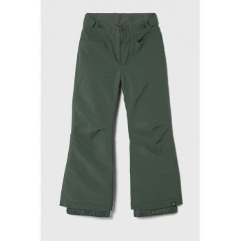 Roxy pantaloni de schi pentru copii BACKYARD G PT SNPT culoarea verde