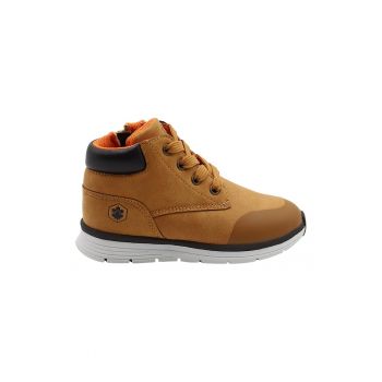 Pantofi high-cut de piele ecologica