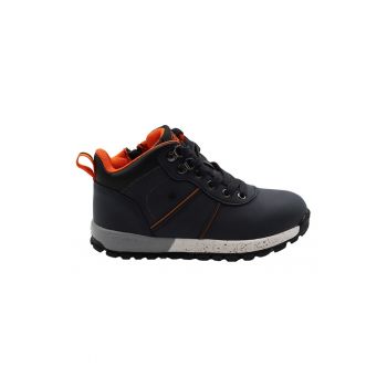 Pantofi sport mid-high de piele ecologica