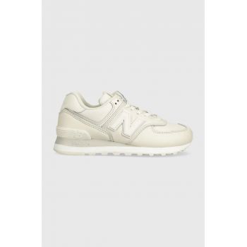 New Balance sneakers WL574IR2 culoarea bej