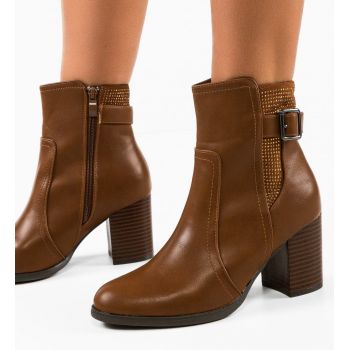 Botine dama Kiana Camel