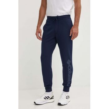 Columbia pantaloni de trening CSC Logo culoarea bleumarin, uni 1911601