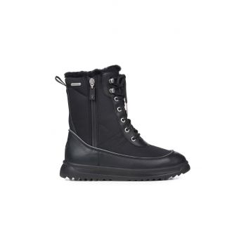 Emu Australia botine Snowy femei, culoarea negru, cu toc plat, izolat, W12785.BLAK