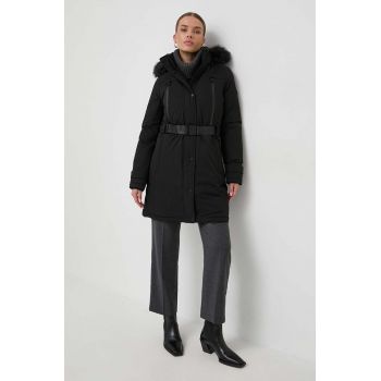 MICHAEL Michael Kors hanorac femei, culoarea negru, de iarna