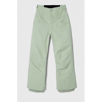 Roxy pantaloni de schi pentru copii DIVERSION GIRL SNPT culoarea verde