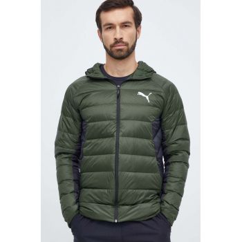 Puma geaca de puf barbati, culoarea verde