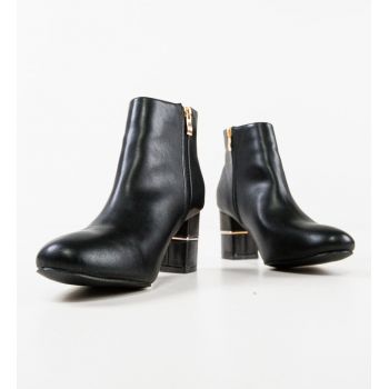 Botine dama Murray Negre la reducere