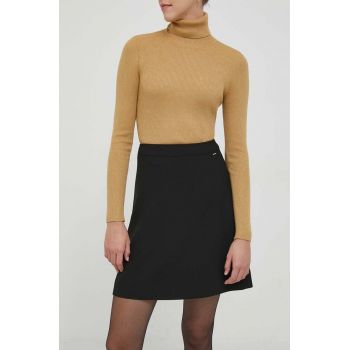 Joop! fusta culoarea negru, mini, evazati