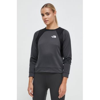 The North Face hanorac Mountain Athletics culoarea negru, cu imprimeu ieftin