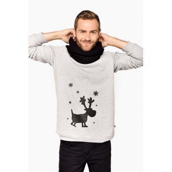 Bluza de trening din bumbac cu imprimeu cu Rudolf