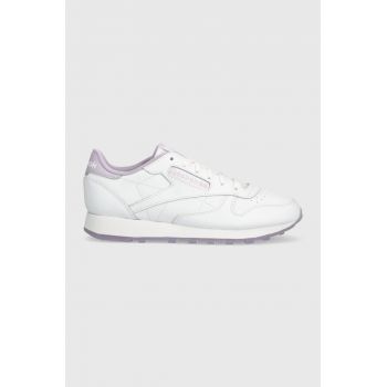 Reebok Classic sneakers din piele CLASSIC LEATHER culoarea alb