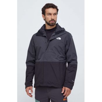 The North Face jacheta de exterior New DryVent Triclimate culoarea negru