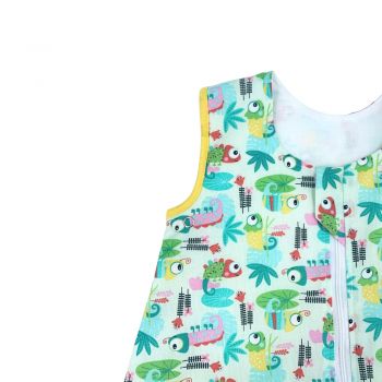 Sac de dormit copii KidsDecor 0.5 tog Tropical din bumbac 140 cm