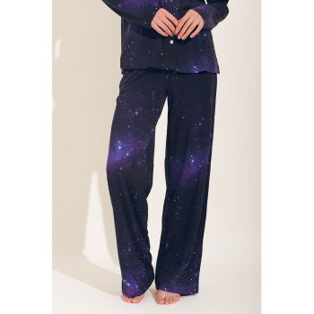 Pijama cu imprimeu celestial Anais