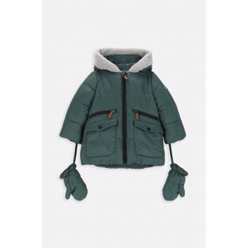 Coccodrillo geaca copii ZC3152104OBN OUTERWEAR BOY NEWBORN culoarea verde