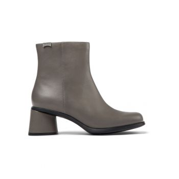 Botine de piele cu toc patrat Kiara 1345