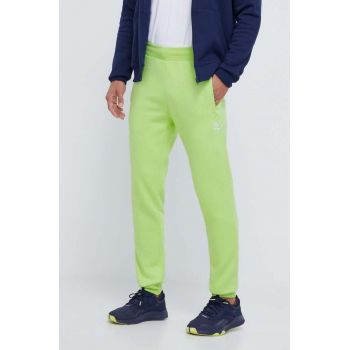 adidas Originals pantaloni de trening culoarea verde, neted