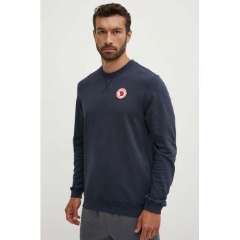 Fjallraven hanorac de bumbac 1960 Logo bărbați, culoarea bleumarin, uni F87163.555