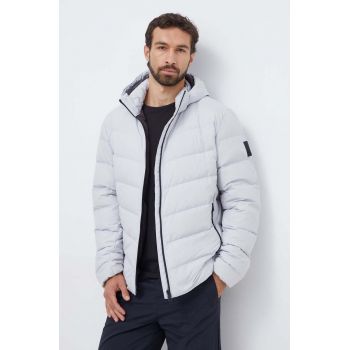 Jack Wolfskin geaca de puf Colonius barbati, culoarea gri, de iarna, 1207431