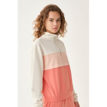 Bluza sport cu model colorblock